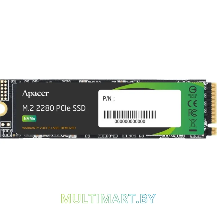 SSD диск Apacer AS2280P4X 256GB (AP256GAS2280P4X-1)